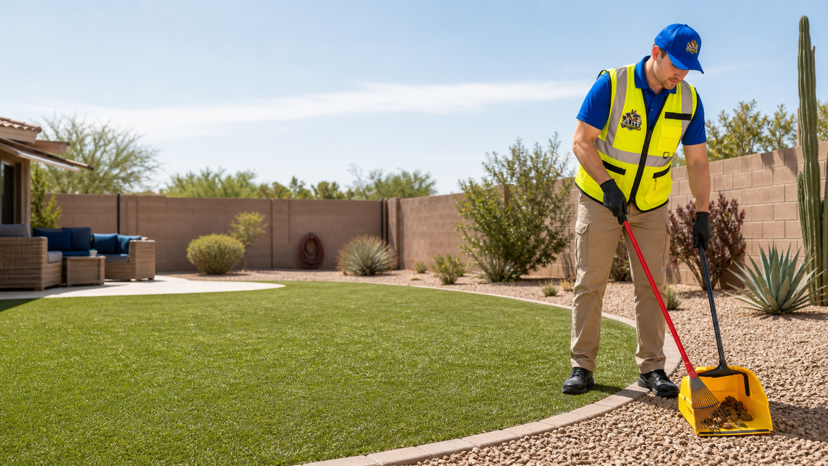 Elite Scoop Patrol branded dog poop removal service in Johnson Ranch