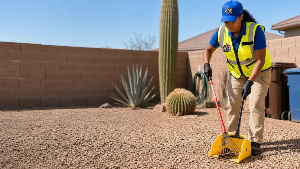 Elite Scoop Patrol branded dog poop removal service in Solera